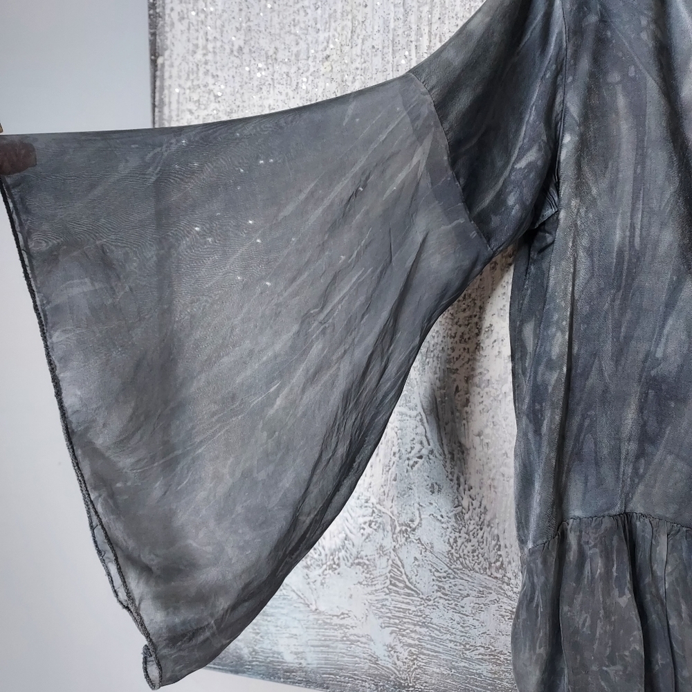 Tempo Paris silk Viscose Tie Dye top - Picture 4 of 7